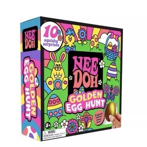 Nee Doh Colorful Egg Hunt Toy Set